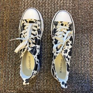Cow Print Sneakers